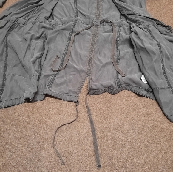 Anthropologie Hei Hei Womens Waterfall Army Utility Draped Jacket XS - Picture 3 of 9